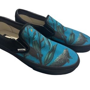Vans Wyland 1 of 500 Dolphin, Harbor Seal and Giant Kelp NWT Rare with dust bag